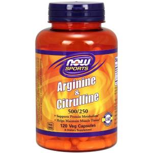 Arginine & Citrulline, 500/250 - 120 vcaps