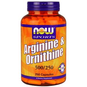 Arginine & Ornithine, 500/250 - 250 caps