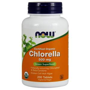 Chlorella, 500mg Organic- 200 tablets