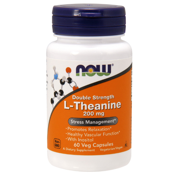 L-Theanine, 200mg with Inositl - 60 vcaps