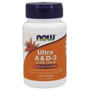 Ultra A & D3, 25000 / 1000 IU - 100 softgels