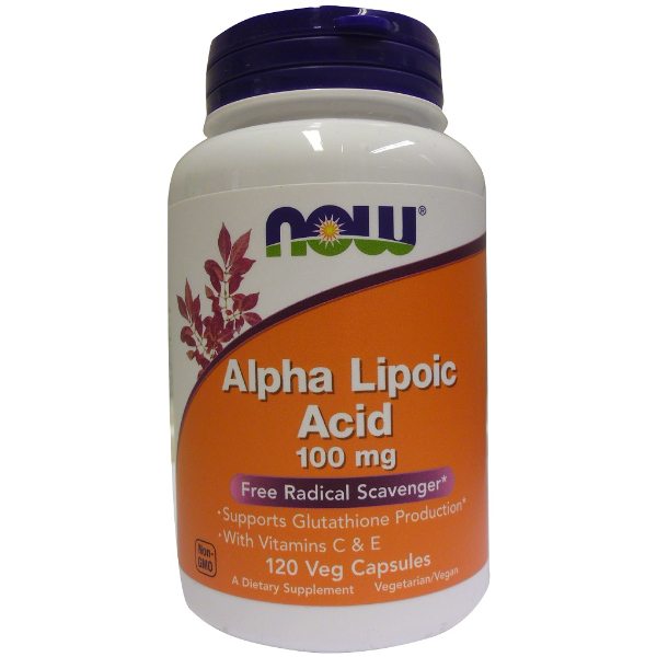 Alpha Lipolic Acid with Vitamins C & E, 100mg