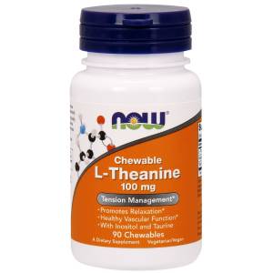 L-Theanine Chewable, 100mg with Inositol and Taurine - 90 chewables