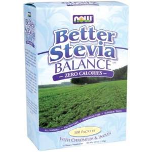 Better Stevia, Balance with Inulin and Chromium - 100 packets