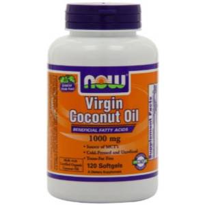 Coconut Oil Virgin, 1000mg - 120 softgels