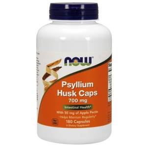 Psyllium Husk, 700mg with Apple Pectin - 180 capsules