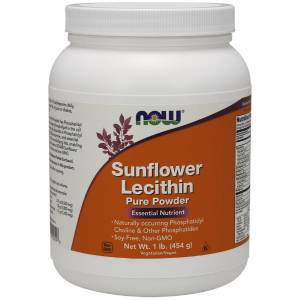 Sunflower Lecithin, Pure Powder - 454g
