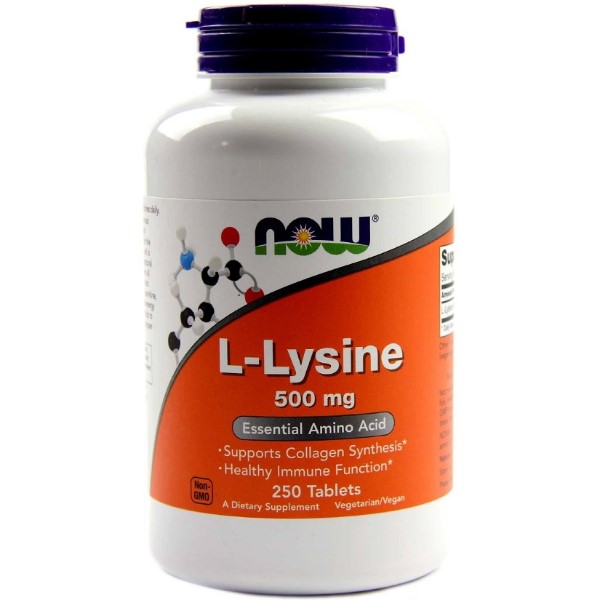 L-Lysine, 500mg - 250 tablets