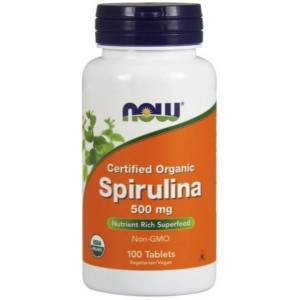 Spirulina Certified Organic, 500mg