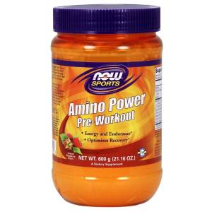 Amino Power Pre-Workout, Raspberry - 600g