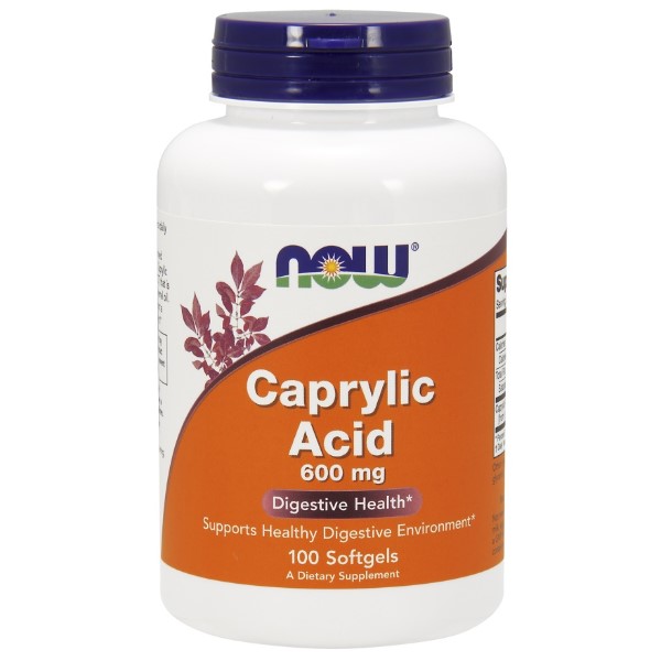Caprylic Acid, 600mg - 100 softgels