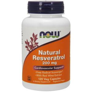 Natural Resveratrol, 200mg with Red Wine Extract
