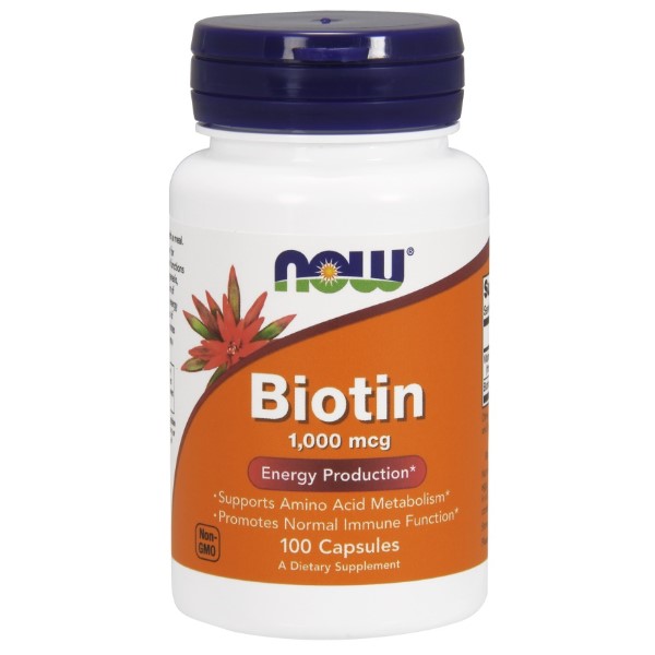 Biotin, 1000mcg with Vitamin C - 100 caps