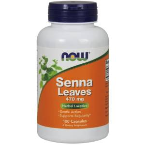 Senna Leaves, 470mg - 100 capsules