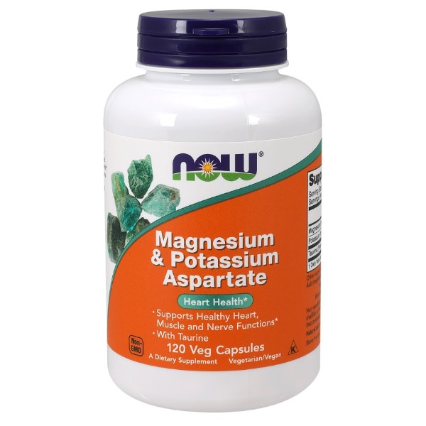 Magnesium & Potassium Aspartate with Taurine - 120 vcaps