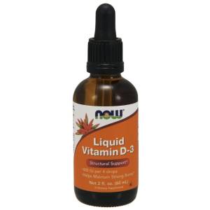 Vitamin D-3 Liquid, 400 IU - 60 ml.