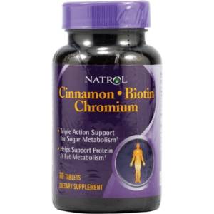Cinnamon Biotin Chromium - 60 tabs
