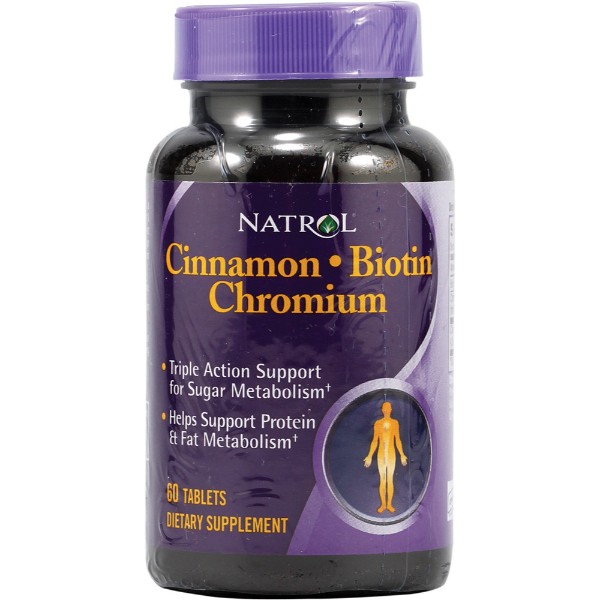 Cinnamon Biotin Chromium - 60 tabs