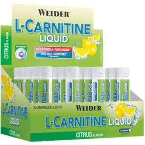 L-Carnitine Liquid - 20 x 25 ml.