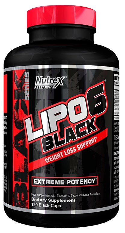 Lipo-6 Black - 120 black caps