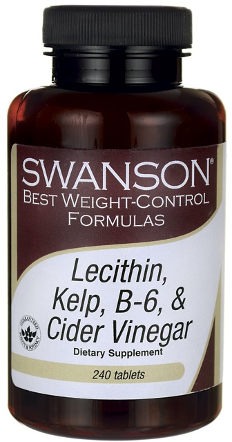 Lecithin, Kelp, B-6, & Cider Vinegar - 240 tabs