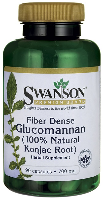 Fiber Dense Glucomannan, 700mg - 90 caps