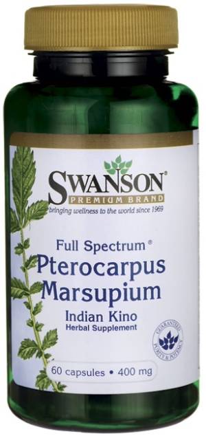 Full Spectrum Pterocarpus Marsupium, 400mg - 60 caps