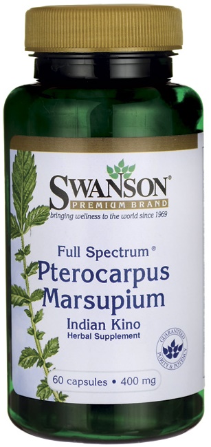 Full Spectrum Pterocarpus Marsupium, 400mg - 60 caps
