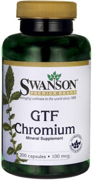 GTF Chromium, 100mcg - 200 caps