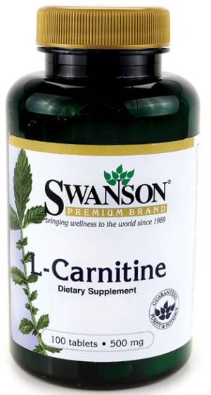 L-Carnitine, 500mg - 100 tabs