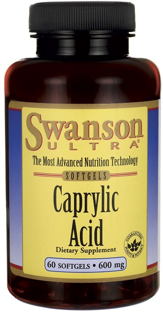 Caprylic Acid, 600mg - 60 softgels